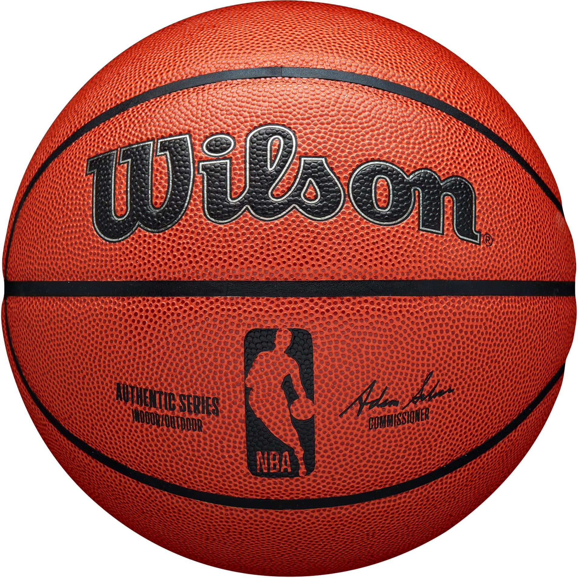 ウィルソン WZ1012901XB7 NBA AUTHENTIC インドア バスケットボール (ブラウン) 7号 Wilson NBA Authentic Pro Indoor/Outdoor Basketball, Size 7, 29.5