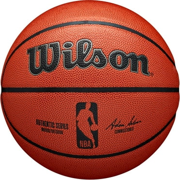 Wilson NBA Authentic Indoor/Outdoor Basketball, Brown, 29.5 in.