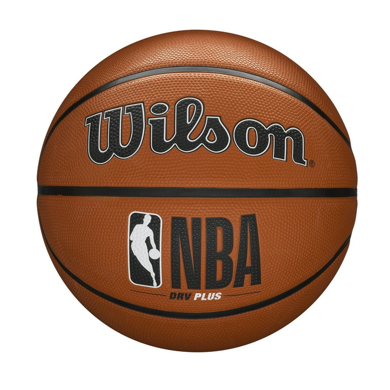 Wilson NBA DRV Plus Outdoor Basketball, Brown, 28.5 In