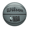 thumbnail interactive-video image 1 of Wilson NBA Forge Indoor/Outdoor Basketball, Blue Grey, 29.5" (Size 7), 1 of 7