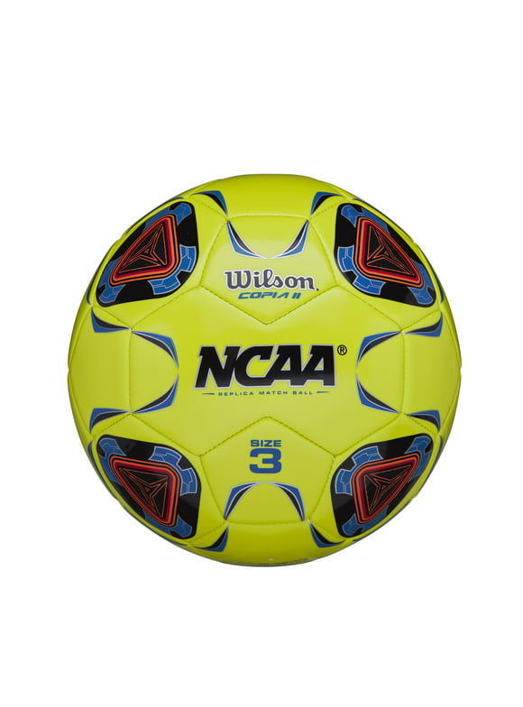 Wilson NCAA Copia II Soccer Ball, Size 3 - Optic Yellow