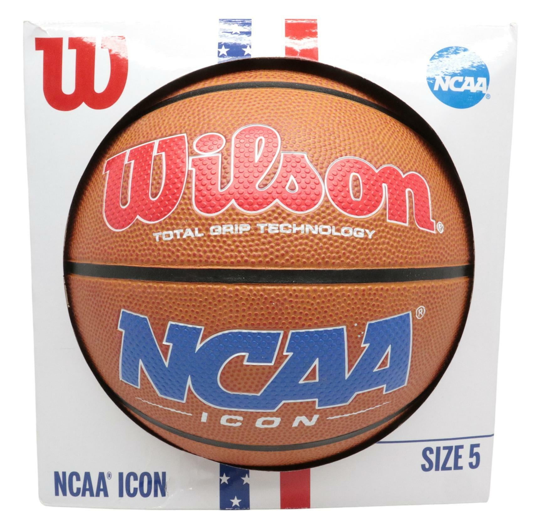 Wilson NCAA Icon Total Grip 27.5" (Ages 5-8) Basketball - Size 5 - Brown