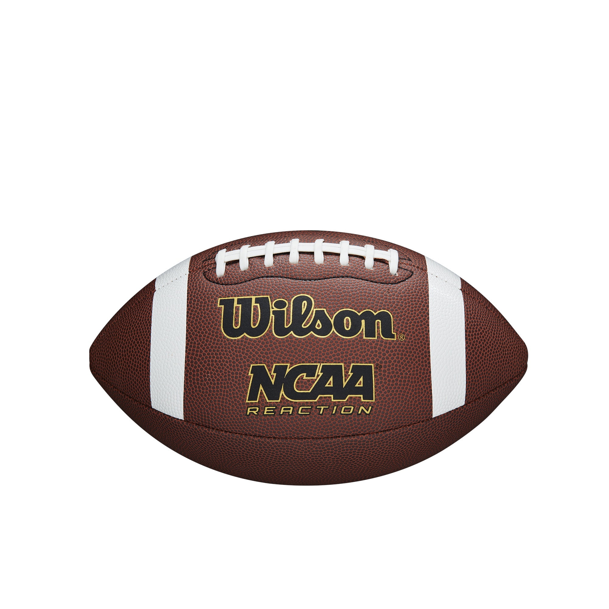 Wilson NCAA Reaction Recreational Football - Brown, Junior Size (Ages 9-12)