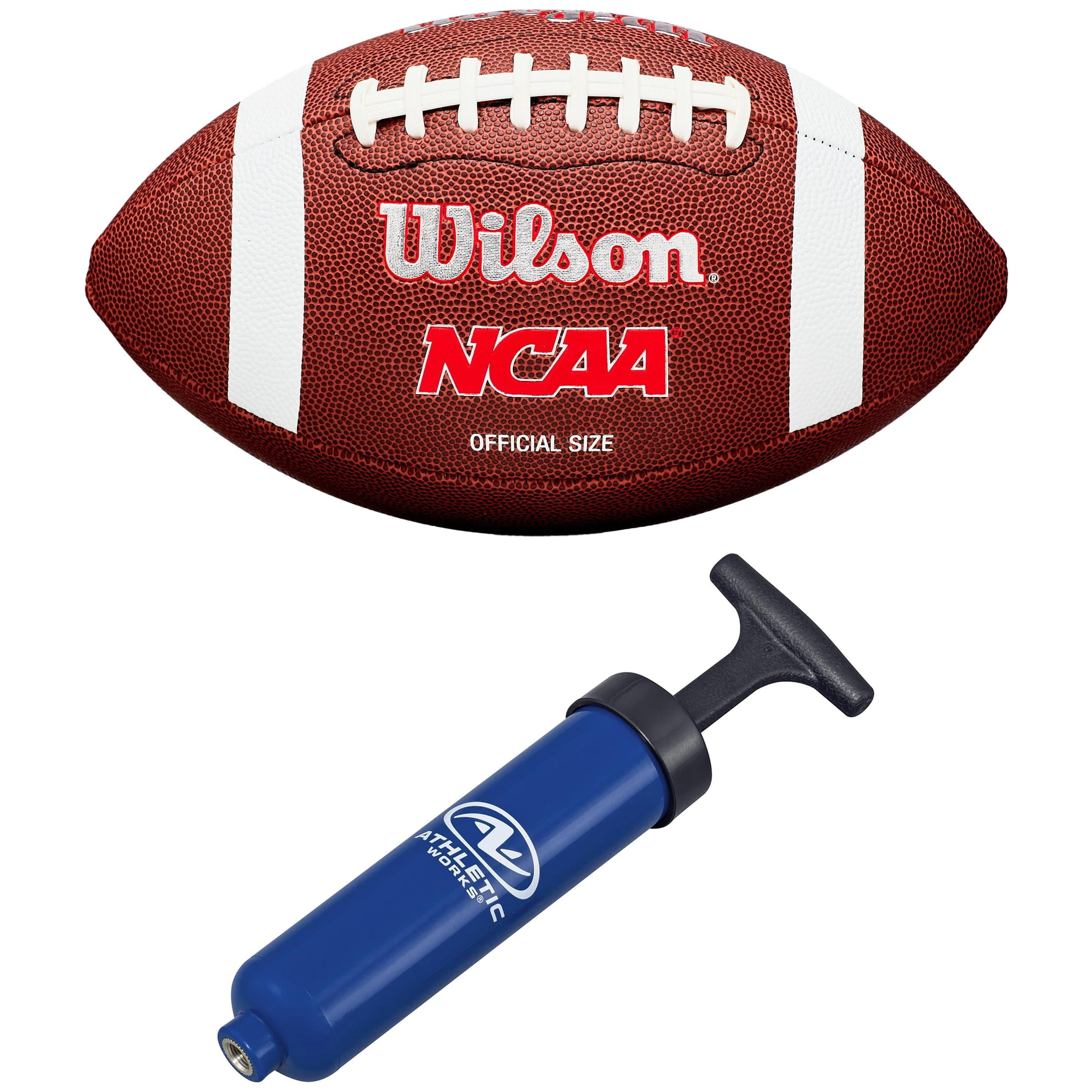 Wilson NCAA Red Zone Composite Football, Official Size (Ages 14