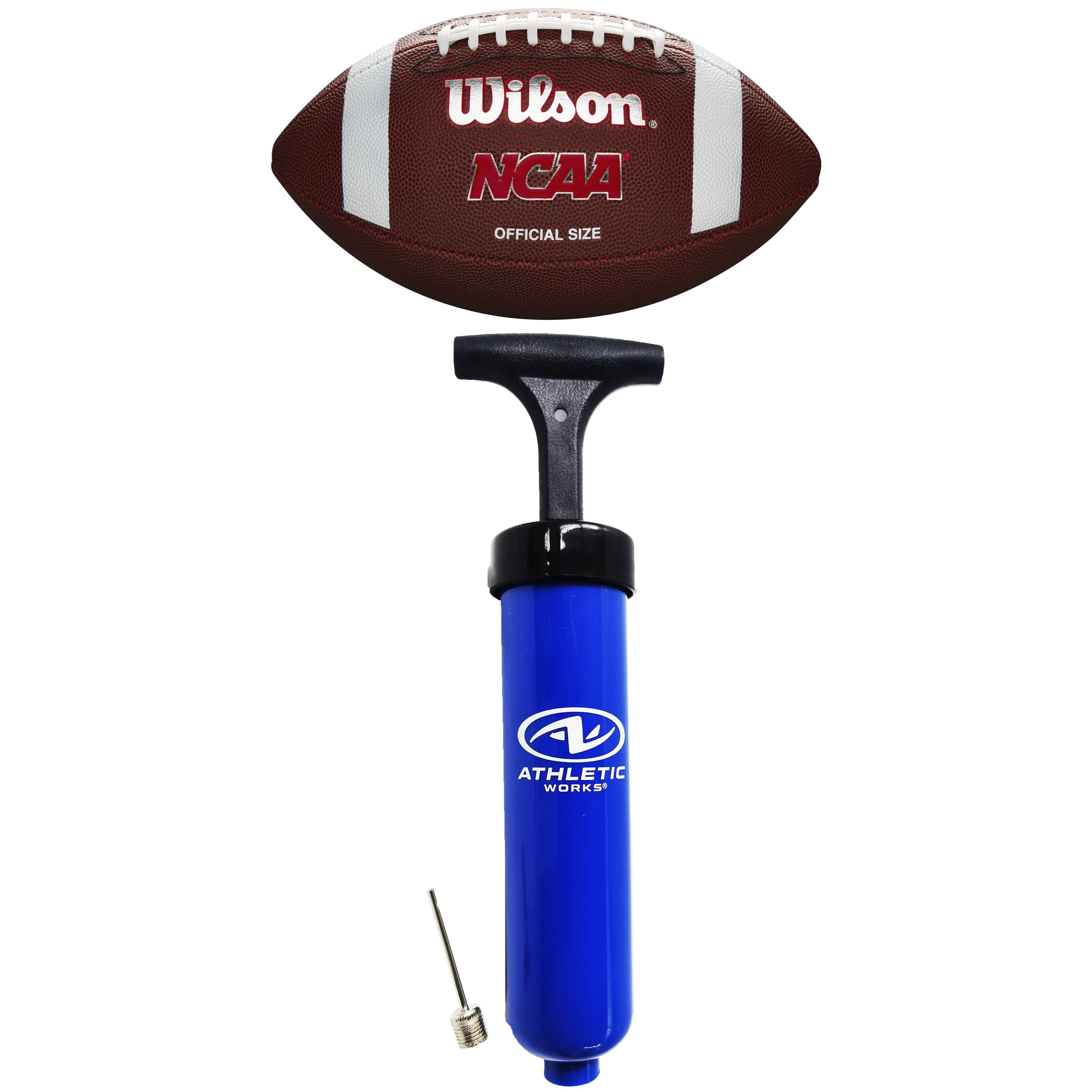 Wilson NCAA Red Zone Composite Football - Includes Air Pump