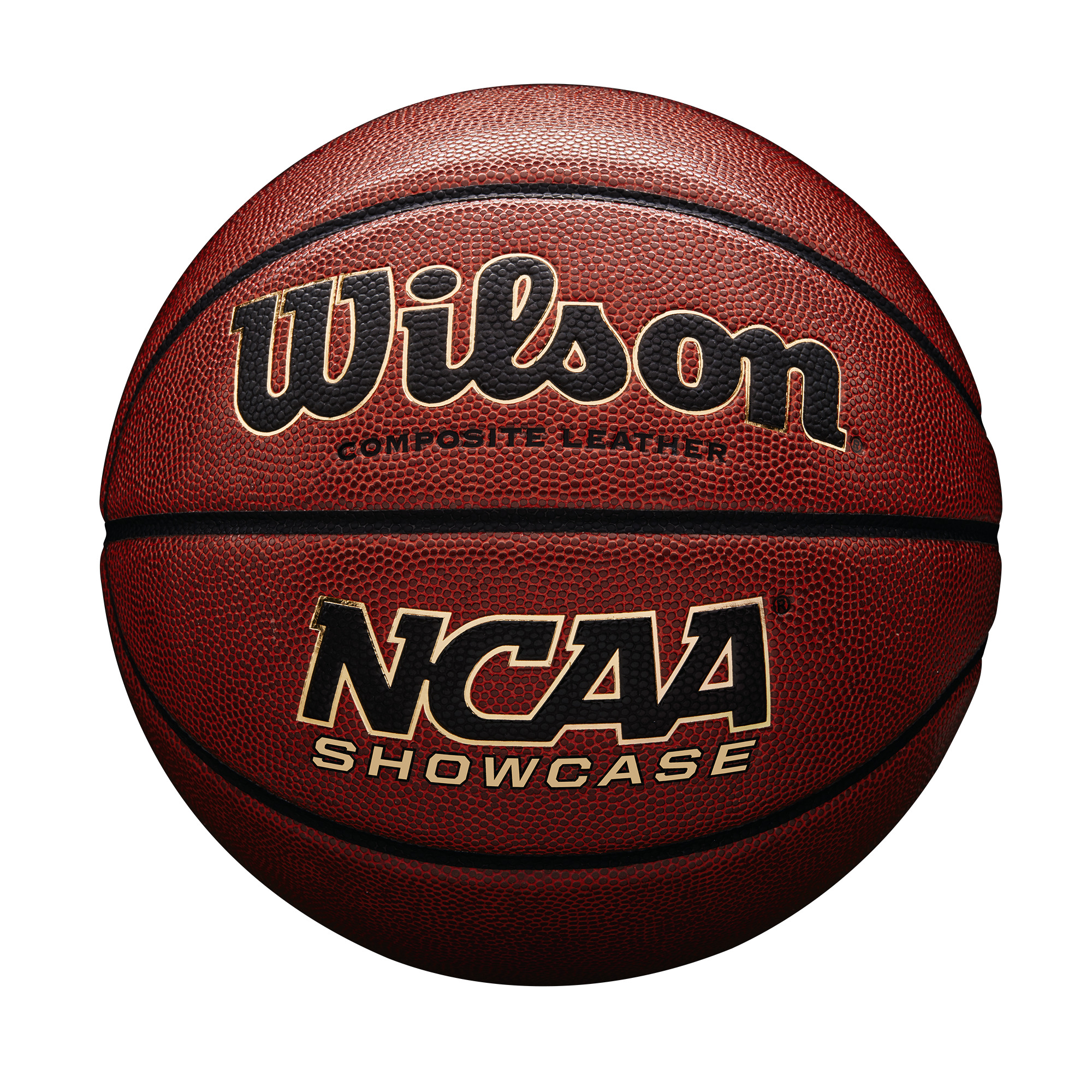 Wilson NCAA Showcase Basketball, Size 7, Brown photo 1