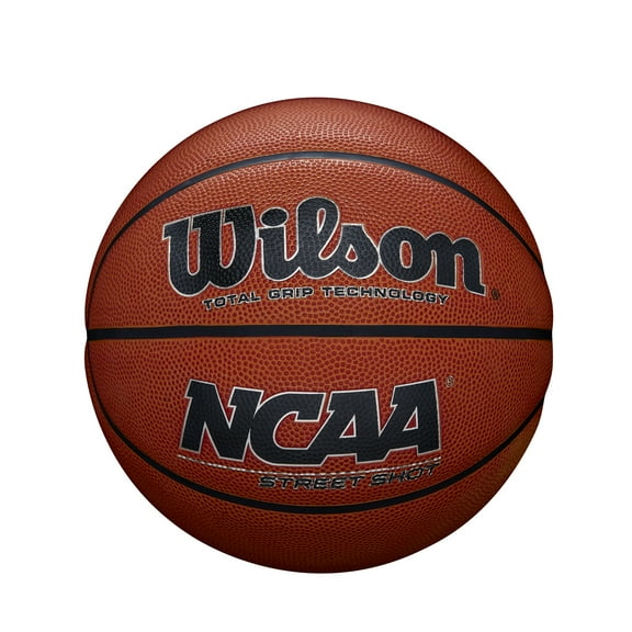 Wilson NCAA Street Shot Basketball - Brown, Size 5 - 27.5"
