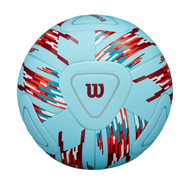 Wilson NCAA Vanquish Soccer Ball- Blue/Red/White, Size 5, 2PK