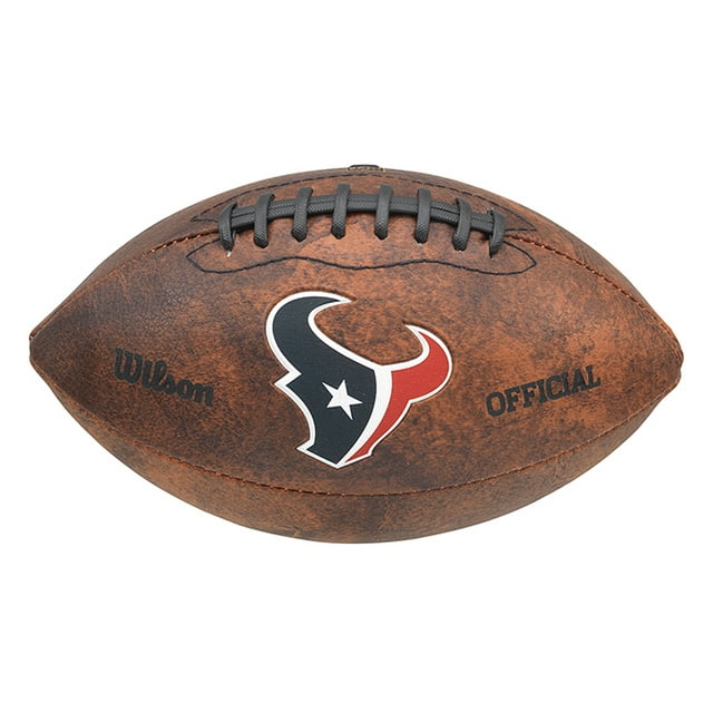 Wilson - NFL 9 Inch Color Throwback Football, Houston Texans