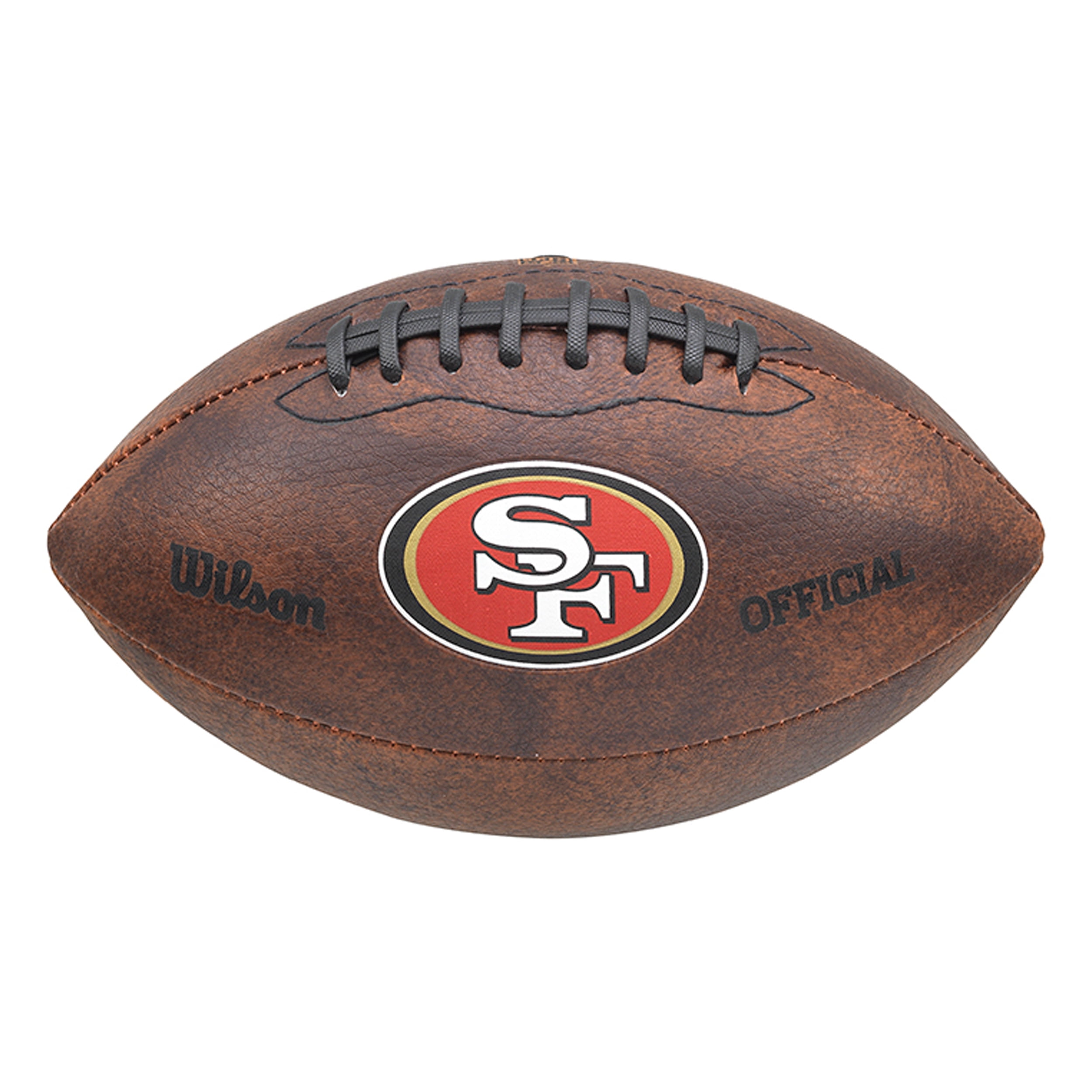 Wilson - NFL 9 Inch Color Throwback Football, San Francisco 49ers