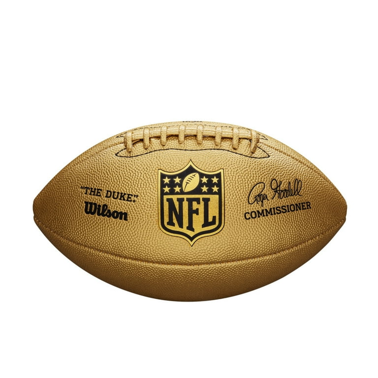 Wilson NFL Duke Metallic Edition Replica Football with High