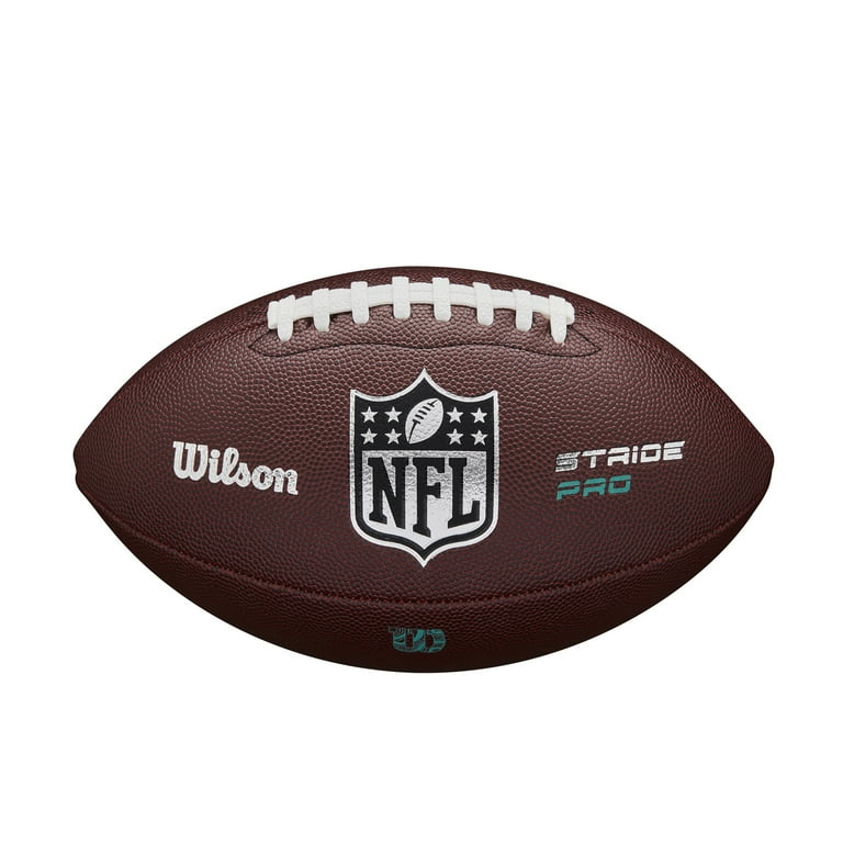 Wilson NFL Stride Gen Green Football - Brown, Official Size (Ages