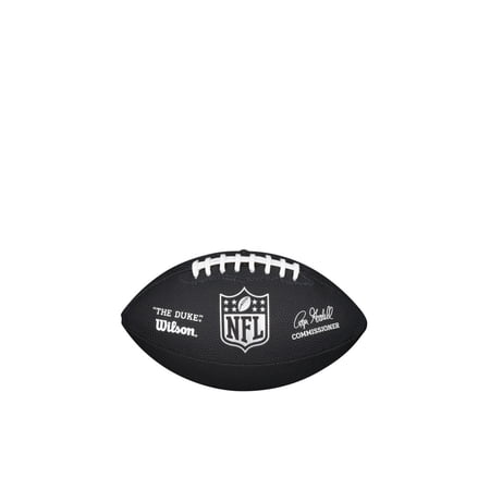 Wilson NFL The Duke Mini Replica Football - Black, Mini Size