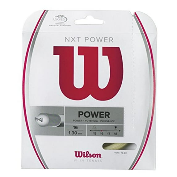 Wilson NXT Power Tennis Racket String, 16-Gauge