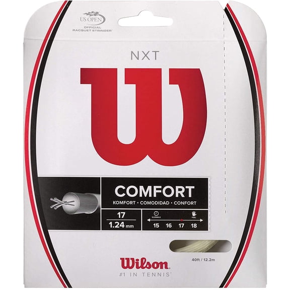 Wilson NXT 16 Gauge Tennis String Set, 40 ft, Natural