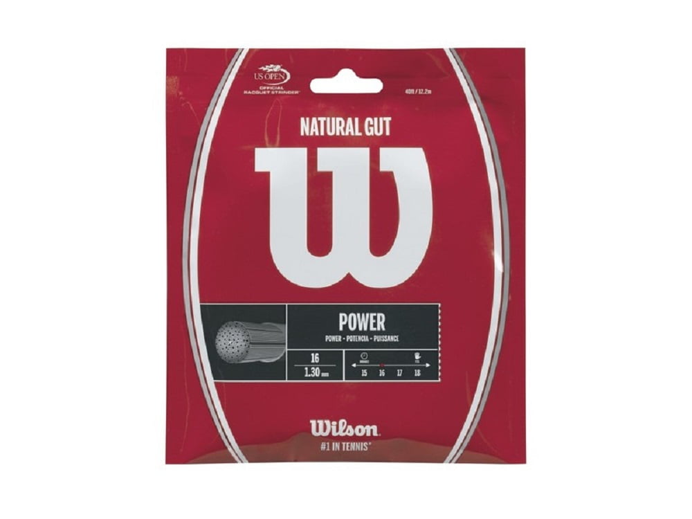 Wilson Natural Gut Power 16G/ 1.30 Tennis String Set 