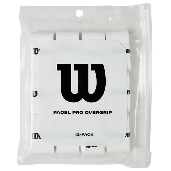 Pro Overgrip Padel 12 Pack White - Wilson Grips