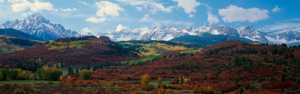 Wilson Peak San Juan National Forest Colorado Canvas Art - Panoramic Images (36 x 12)
