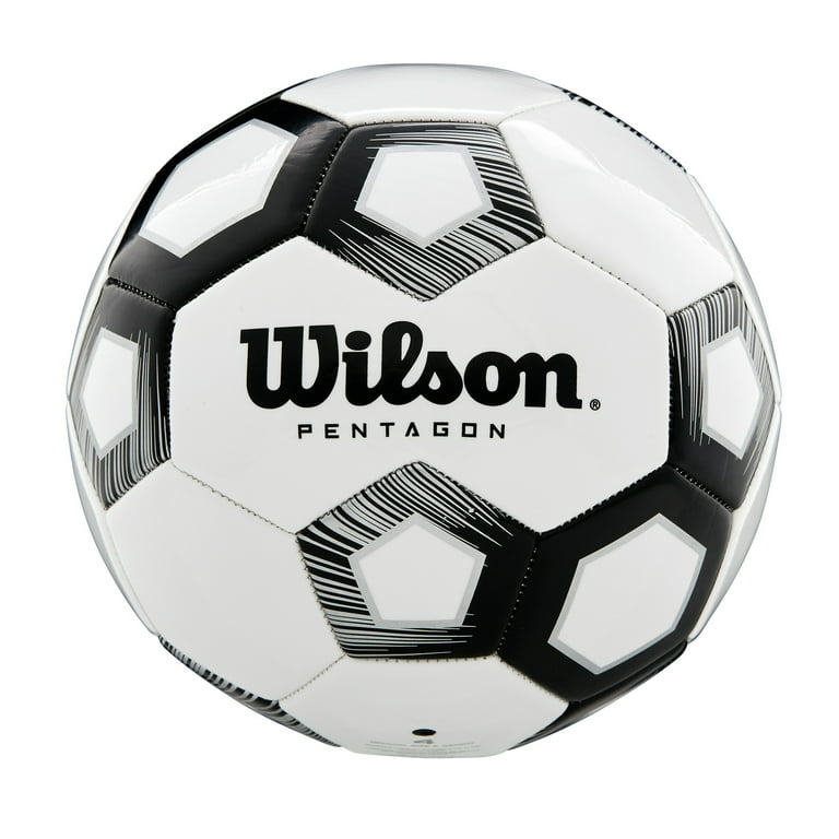 Wilson Pentagon Soccer Ball Size 5 for Youth and Adults Classic