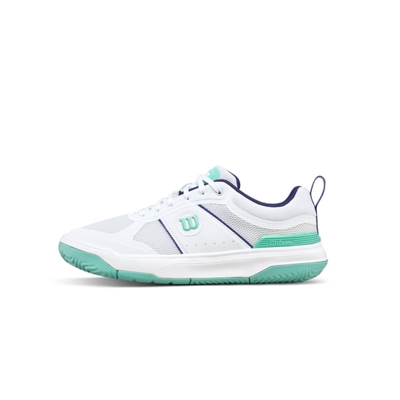 Wilson Pickle Pro Womens Pickleball Shoes, White/Bay/Skipper Blue, Size 7