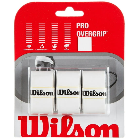 Wilson Pro Overgrip White 3 Pack