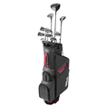 thumbnail image 1 of Wilson Men's Profile Complete Golf Set - Right Hand with Stand Bag, Black/Red/Silver, 1 of 7