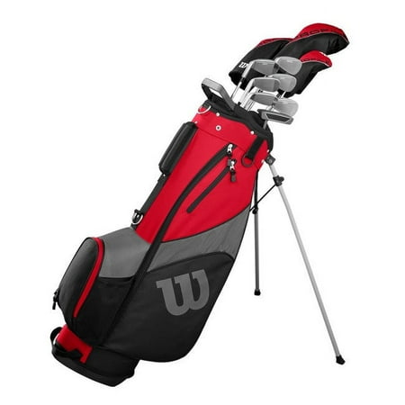WILSON Golf Profile SGI Men's Complete Golf Set — Long, Right Hand,Red (Long)