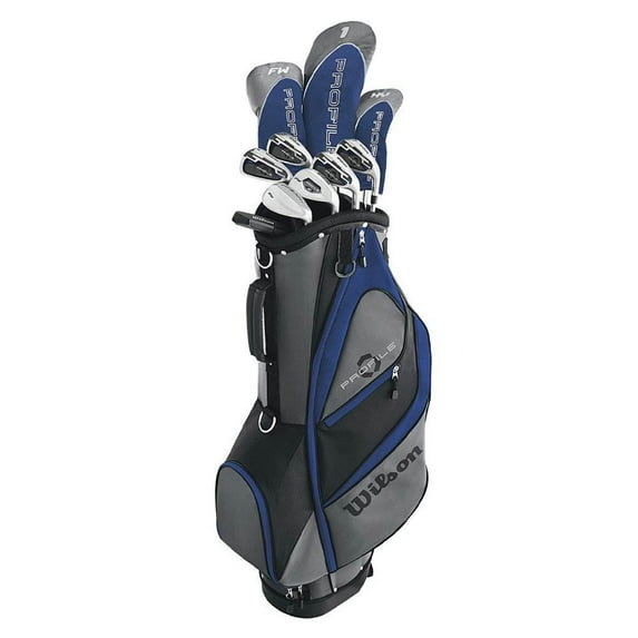 Wilson Profile XD Men's Senior Right Hand Complete Golf Club Set with Bag, Blue