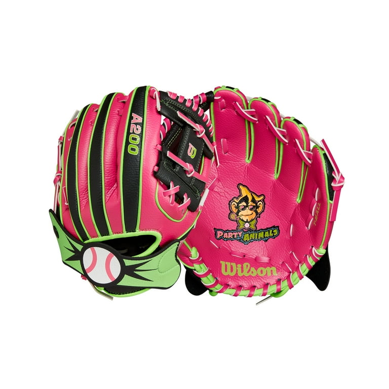 Wilson 2024 A200 EZ Catch™ Party Animals™ 10” T-Ball Glove - Hot