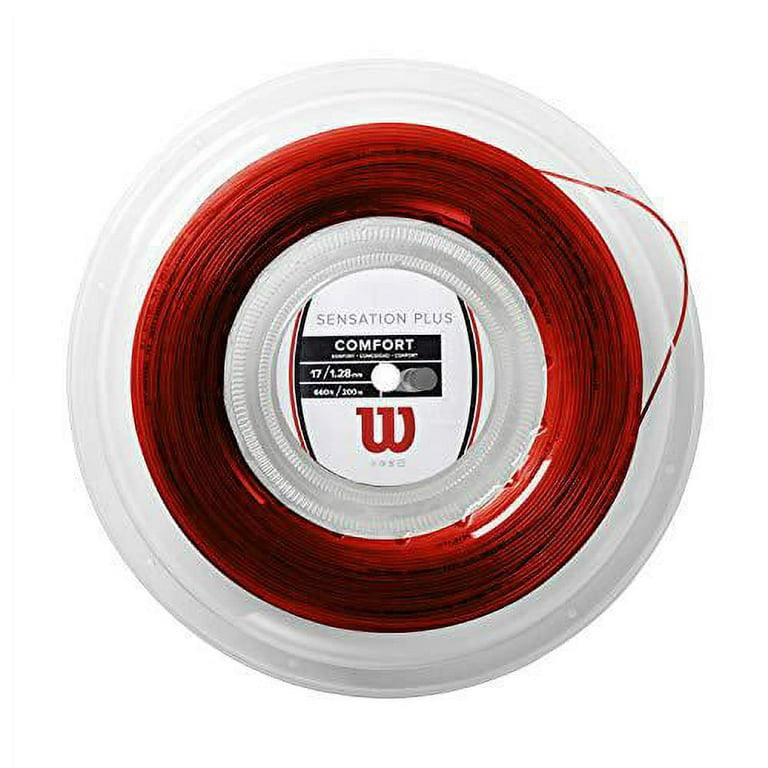 Wilson Sensation Plus Tennis String Reel ( 17G Red ) 