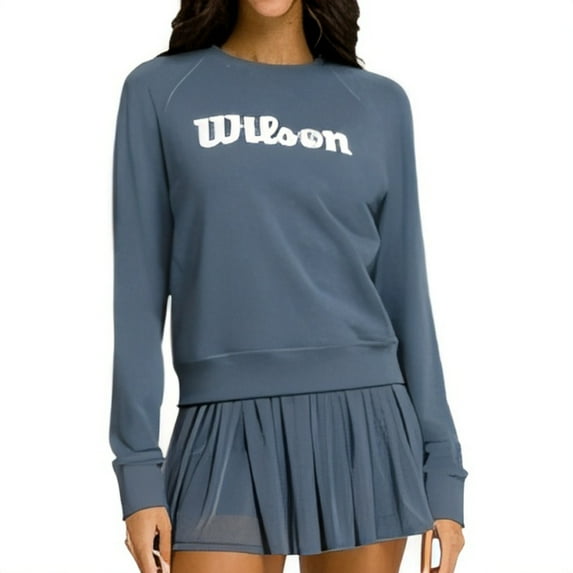 Wilson Sideline Long Sleeve Women's Tennis Crew - M