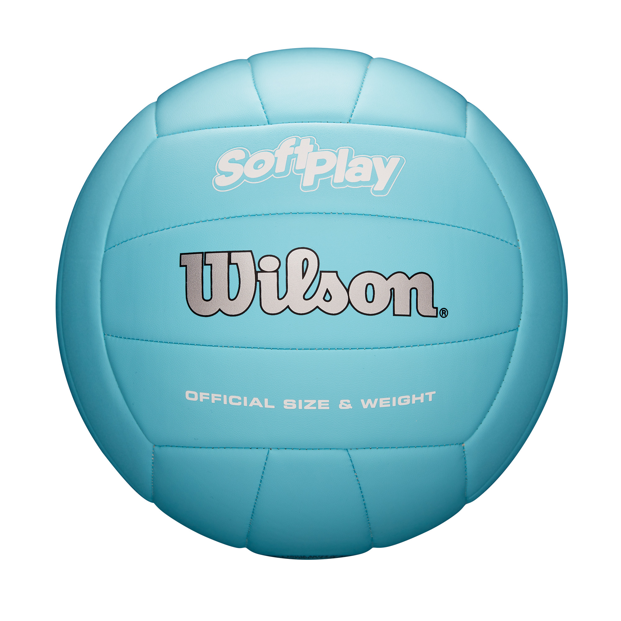 Wilson Soft Play Outdoor Volleyball, Official Size, Blue - image 1 of 7