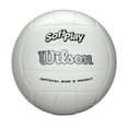 thumbnail image 1 of Wilson Soft Play Outdoor Volleyball, Official Size, White, 1 of 7