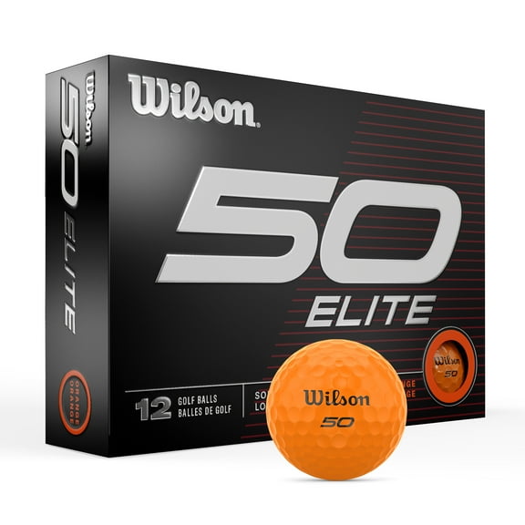 Wilson 50 Elite 1 Dozen Golf Balls New