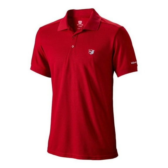Wilson Staff Men's Authentic Polo Shirt Golf Top Performance WGA700408 (Red 2XL)