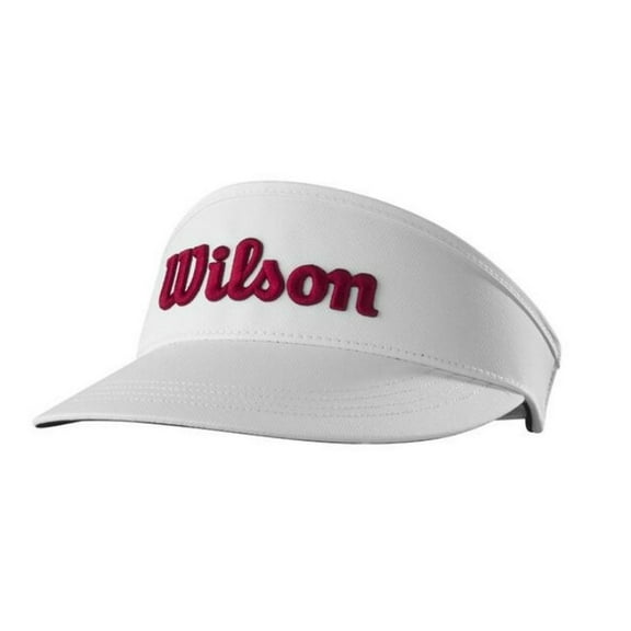 Wilson Staff Tour Visor (White/Red, Adjustable) Golf Hat 2025 NEW