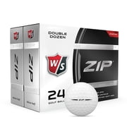 Wilson Staff 2015 Zip Golf Balls, 24pk, White