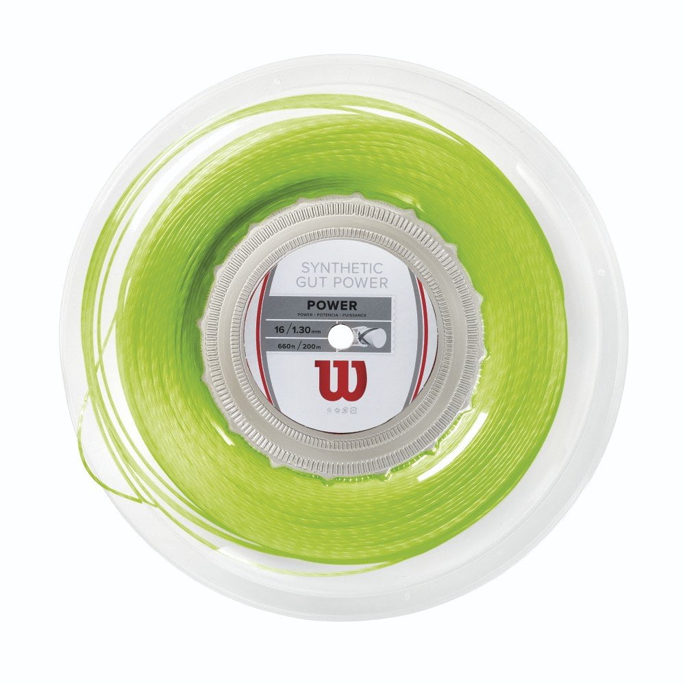Wilson Synthetic Gut Power Tennis String Reel ( 16G Pink