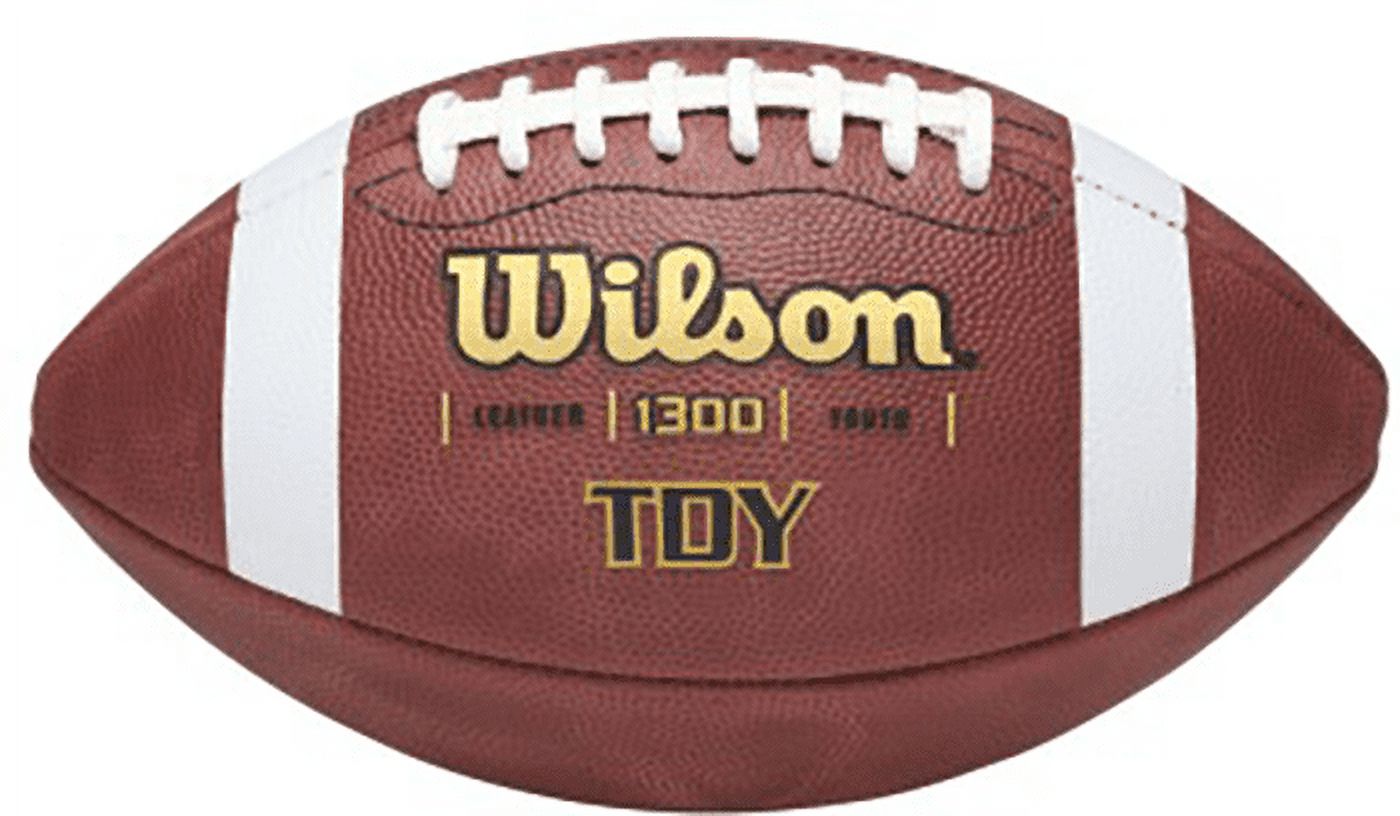 Wilson TDY Youth Leather Football With Grip Stripes - image 1 of 2
