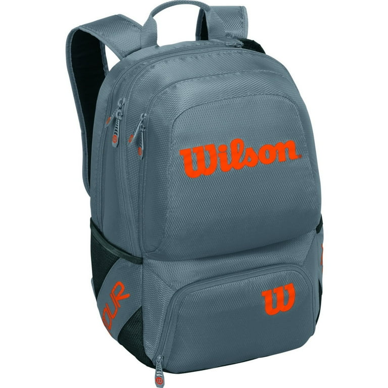 Wilson TOUR V Carrying Case (Backpack) Tennis Racquet, Gray