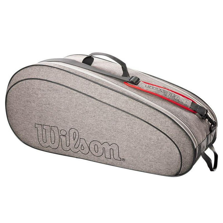 Wilson Team 6 Pack Tennis Racquet Bag Heather Grey ( ) 