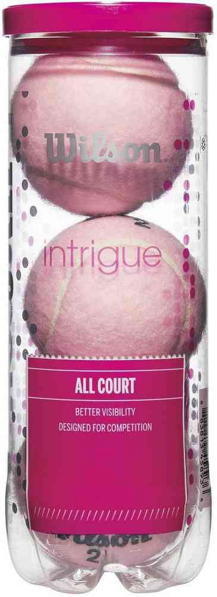 Wilson Tennis Balls, Pink, 8.60" x 2.80" x 2.80"