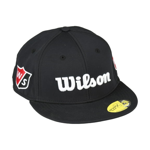 Wilson Tour Flat Brim Hat, Black