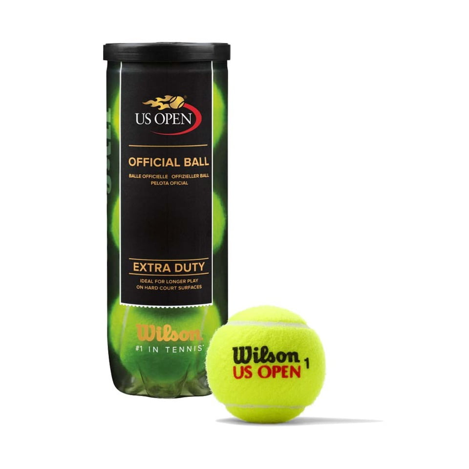 Wilson US Open Extra Duty 3 Ball Can Tennis Balls