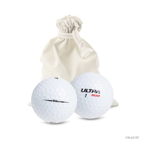 Wilson Ultra 500 Straight - Quantity 24 in Eco-Friendly Bag (Professionally Recycled)