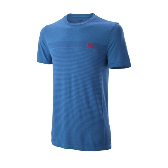 Wilson - WRA773501 - Mens Competition Seamless Crew Shirt - S - Brilliant Blue