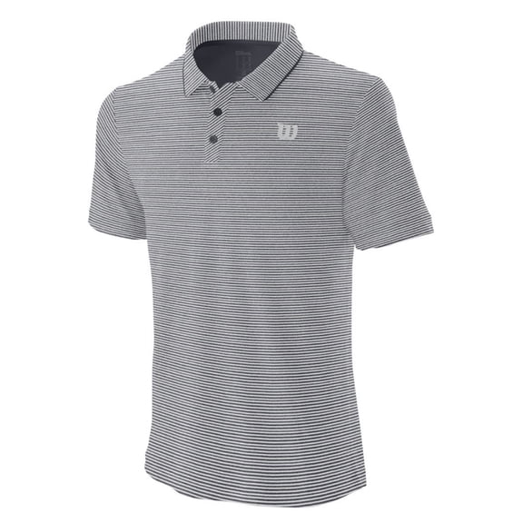 Wilson - WRA774202 - Mens Training Polo Shirt - Size S - Ebony w/White