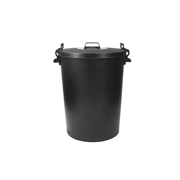 Wilsons Plastic Clip Lid Dustbin 110L