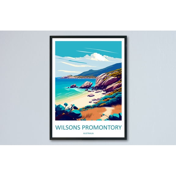 Wilsons Promontory Scenic Travel Landscape Australia Wall Decor Unframed Paper Print