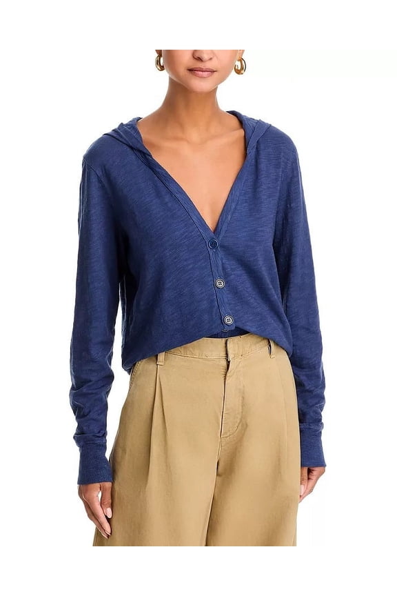 Wilt MIDNIGHT Women's Baby Hoodie Cardigan, US Small